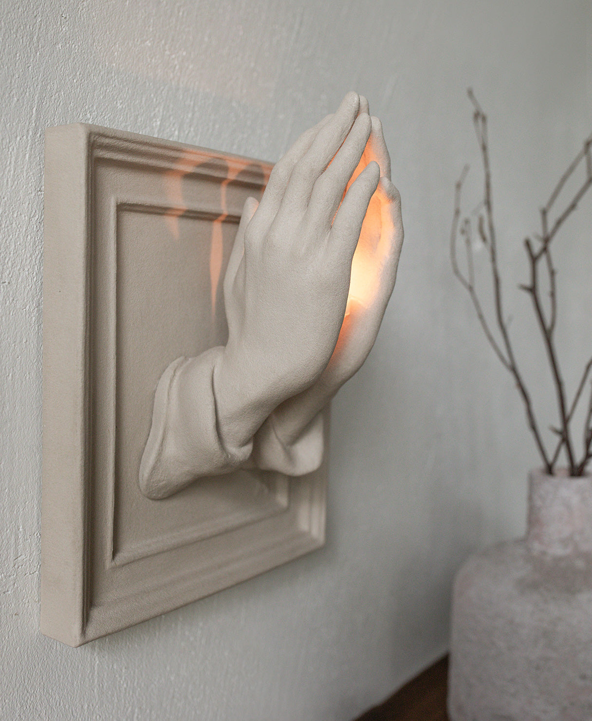 Prayer Hands Candle Holder-4