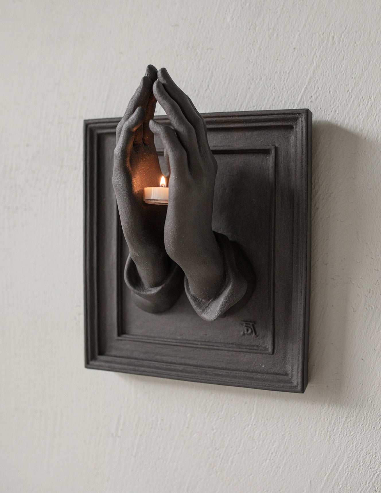 Prayer Hands Candle Holder-1